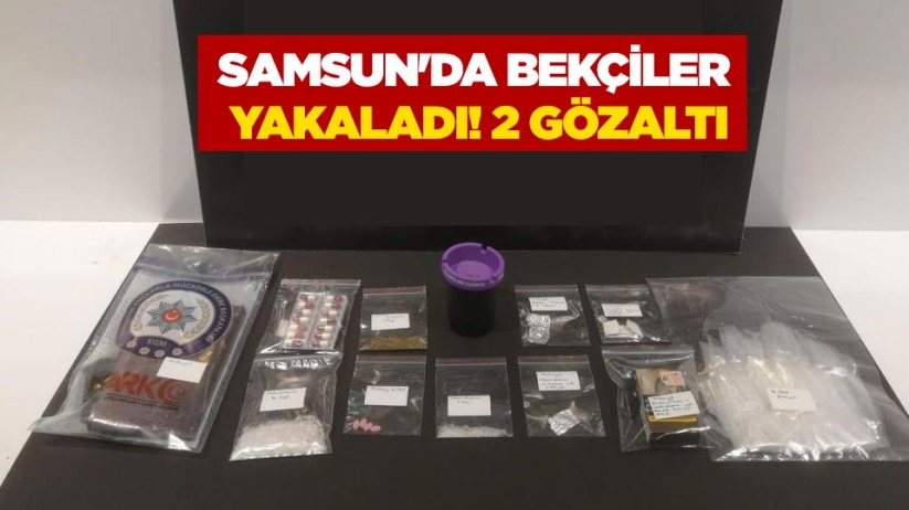 Samsun'da bekçiler yakaladı! 2 gözaltı