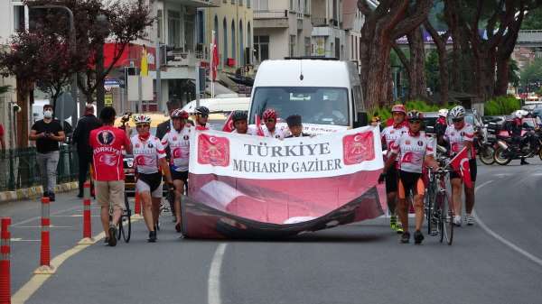 Kıbrıs Gazisi anısına düzenlenen 861 kilometrelik bisiklet turu Ordu'da sonlandı