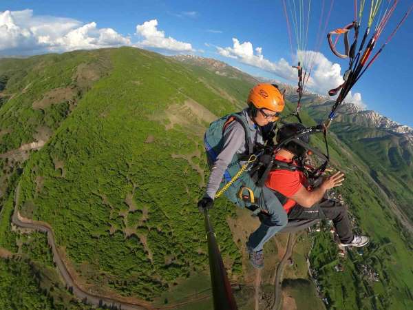 Yedisu'da yamaç paraşütü etkinliği - Bingöl haber