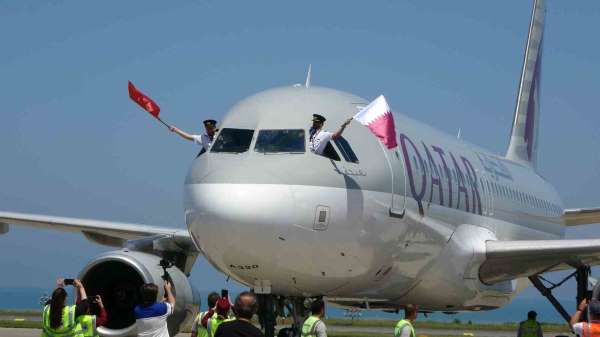 Katar Hava Yolları Doha'dan Trabzon'a direk uçak seferleri başlattı