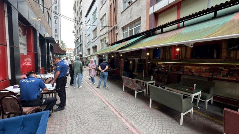 Samsun'da kafede yangın paniği