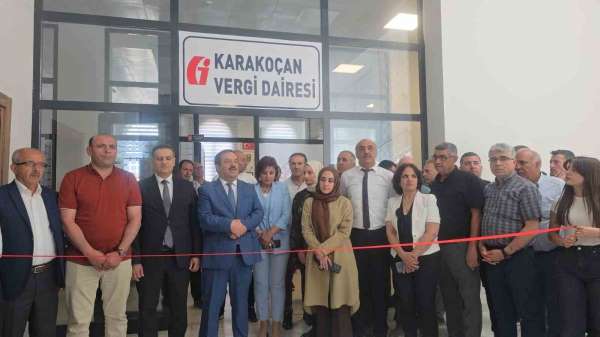 Karakoçan'da Vergi Dairesi açılışı yapıldı