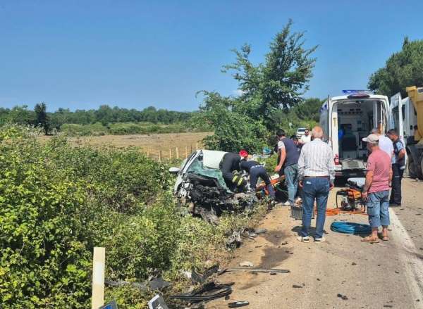 Kazada yaralanan sürücü, hayatını kaybetti