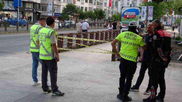 Ordu'da alkollü ve ehliyetsiz motosiklet sürücüsünün çarptığı kadın ağır yaralandı