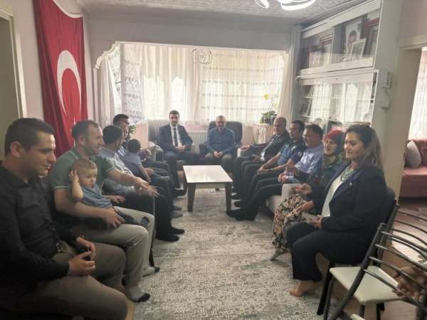 Osmaneli'nde şehit ailelerine anlamlı ziyareti