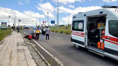 Sarıkamış'ta trafik kazası: 1 yaralı