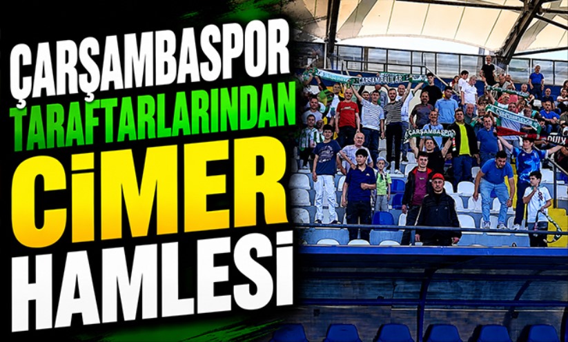 Çarşambaspor' taraftarlarından CİMER hamlesi