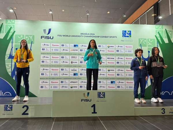 BUÜ'lü milli sporcudan uluslararası başarı