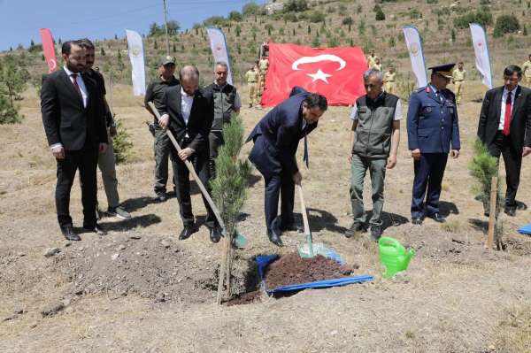 Kütahya'da 15 Temmuz şehitleri anısına fidan dikildi