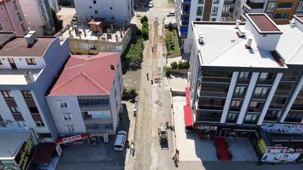 Atakum'da yol onarım çalışmaları