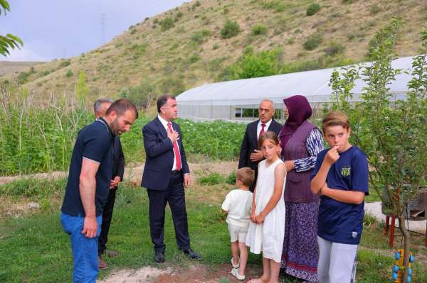 Bayburt'ta şehit ve gazi aileleri ziyaret edildi