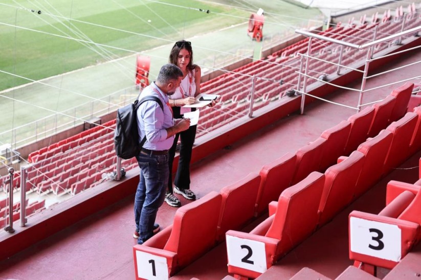 UEFA yetkilileri, Samsunspor'un stadını inceledi