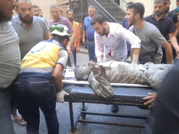 İsrail'in Şam'a düzenlediği saldırıda yaralılara müdahale anları ortaya çıktı