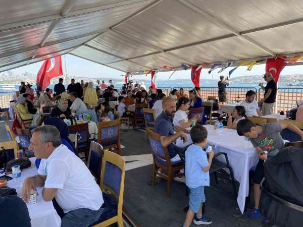 İstanbul'da şehit çocuğu ve yakınları için Boğaz turu düzenlendi