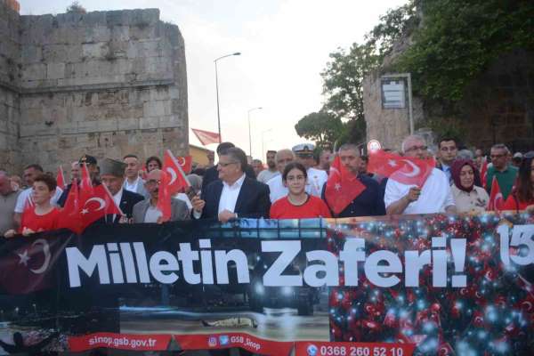 Sinop'ta 15 Temmuz Demokrasi Zaferi