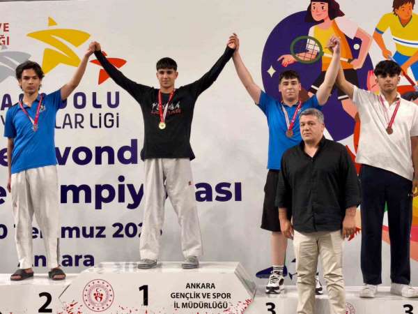 Taekwondo'da Elazığ sporcuları Türkiye 3'üncüsü oldu