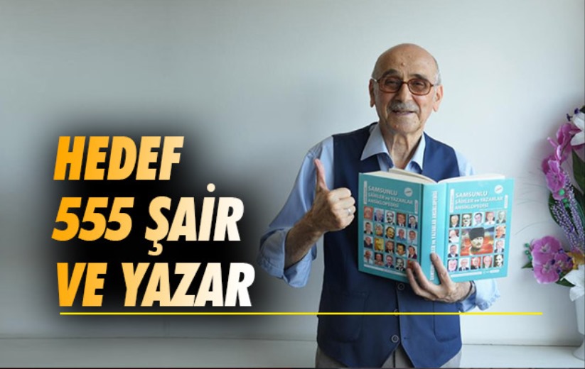 Samsun'da hedef 555 şair ve yazar