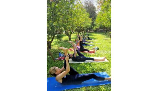 Çıralı'da yoga ve pilates buluşması