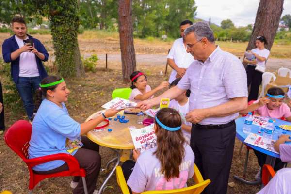 İlkadım'da 'Camiler Sesinle Şenlensin' projesiyle çocuklar eğlenerek öğrendi