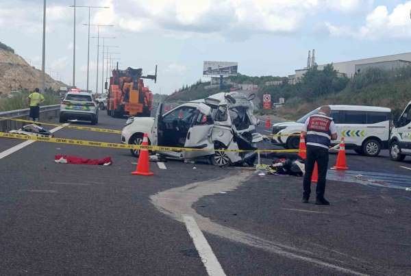 Kuzey Marmara Otoyolu'nda feci kaza: 2 ölü, 6 yaralı