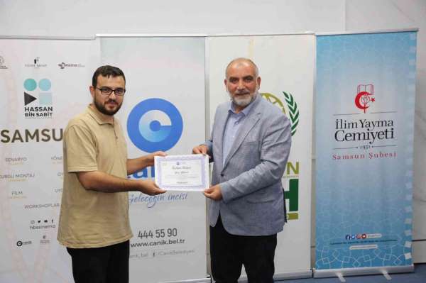 Canik Sinema Akademisi'nde sertifika heyecanı
