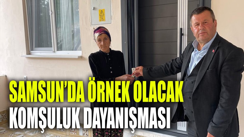 İhtiyaç sahibi aileye yeni ev