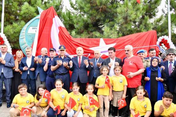 Ertuğrul Fırkateyni'nde şehit olan 71 Trabzonlu asker anısına anıt