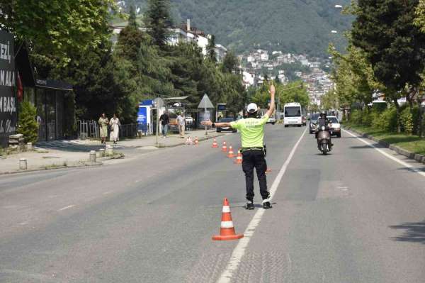 Ordu'da bir haftada 19 bine yakın araç ve sürücüsü denetledi