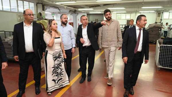 Özbekistan Ankara Büyükelçisi, DTO'da sektör temsilcileriyle buluştu