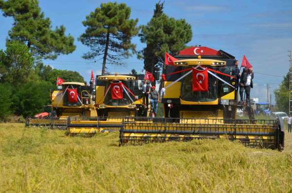 Samsun'da '1. Çeltik Hasat Günü'