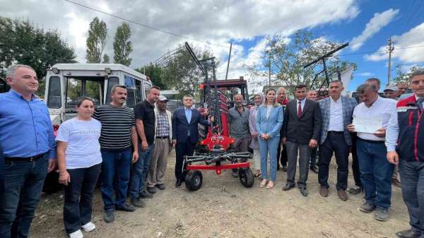 Sinop'ta çiftçilere makine ekipman desteği