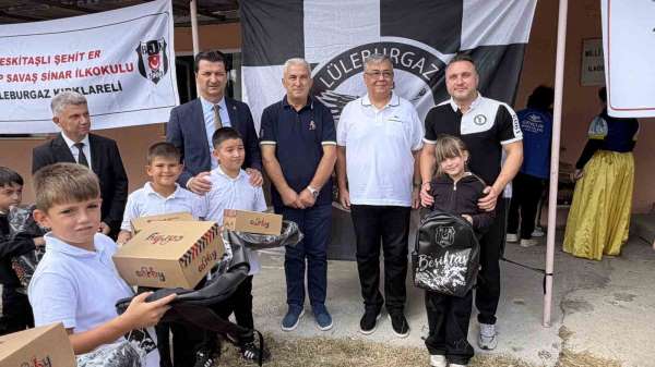 Beşiktaş'tan Lüleburgaz'da 50 öğrenciye eğitim desteği