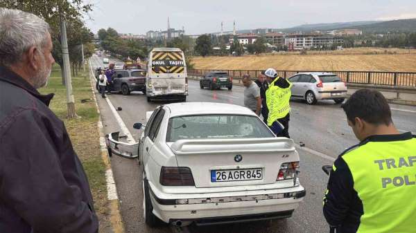 Eskişehir'de 7 araçlı zincirleme kaza: 1 yaralı