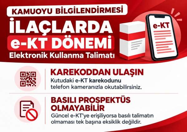 İlaç prospektüslerinde 'e-KT' dönemi: 'Ambalaj eksikliği değil'