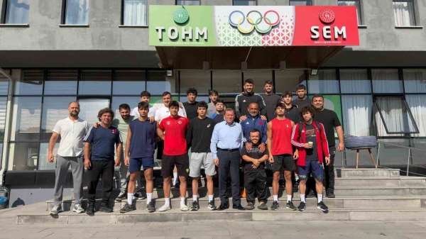 Keçiören Grekoromen Güreş Takımı Kayseri'de kamp yapıyor