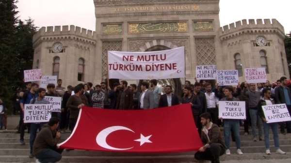 İstanbul Üniversitesi öğrencilerinden Barış Pınarı Harekatı'na destek 