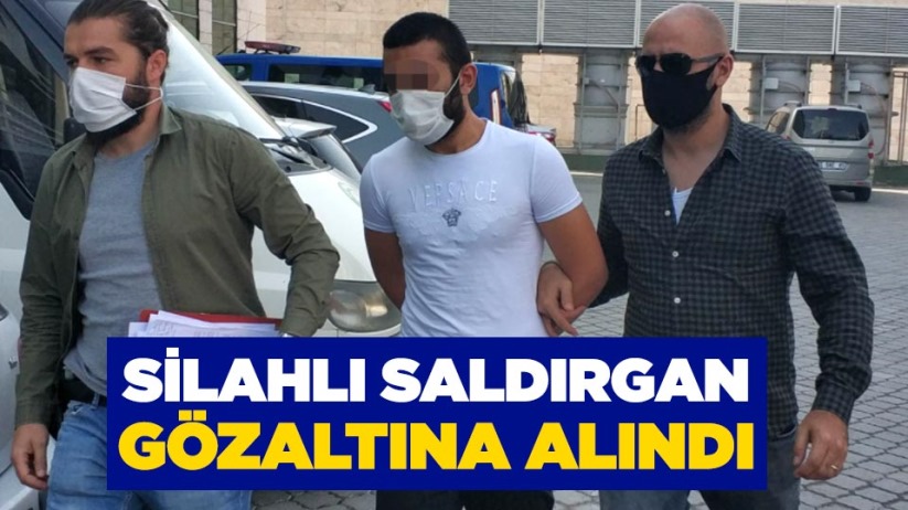 Samsun'da silahlı saldırgan gözaltına alındı