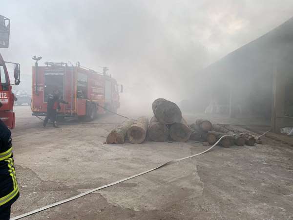 Kereste fabrikasında yangın - Tokat haber