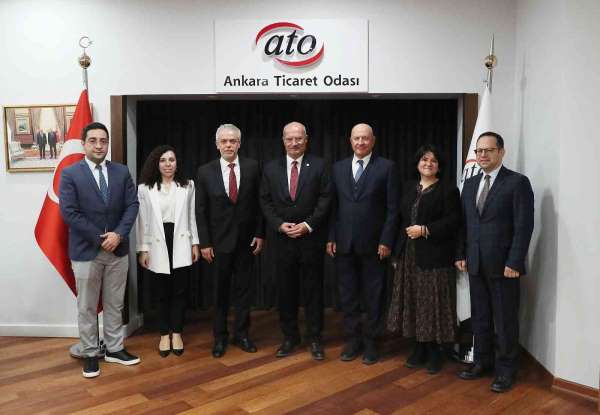 KKTC Büyükelçisi Korukoğlu'ndan ATO Başkanı Baran'a ziyaret - Ankara haber