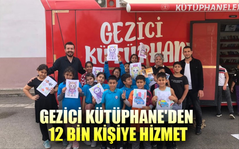 Gezici Kütüphane'den 12 bin kişiye hizmet