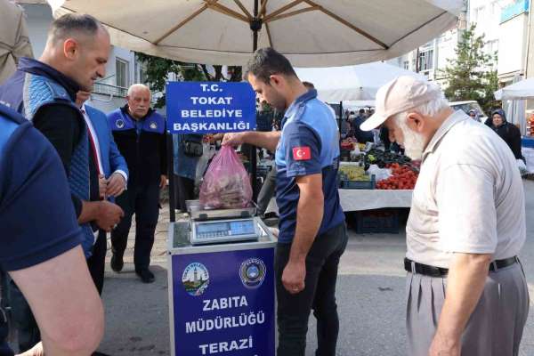 Tokat'ta pazar yerleri denetlendi