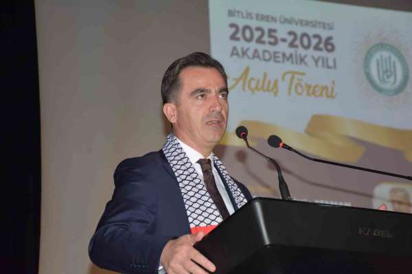 Bitlis'te üniversitenin ilk ders konusu 'Gazze' oldu