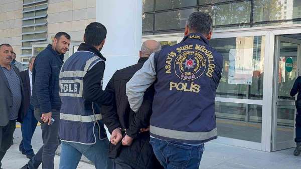 Elazığ'da gazeteciye silahlı saldırıda bulunan şüpheli adliyeye sevk edildi