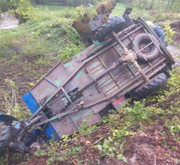 Ordu'da patpat devrildi: 1 ölü