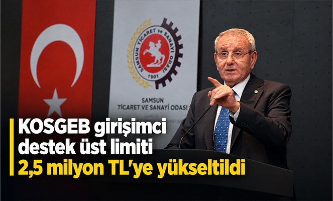 Murzioğlu: 'KOSGEB girişimci destek üst limiti 2,5 milyon TL'ye yükseltildi'