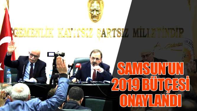 Samsun'un 2019 Bütçesi Onaylandı - Samsun Haber