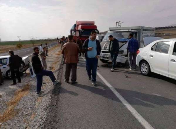 Kayseri'de zincirleme trafik kazası 