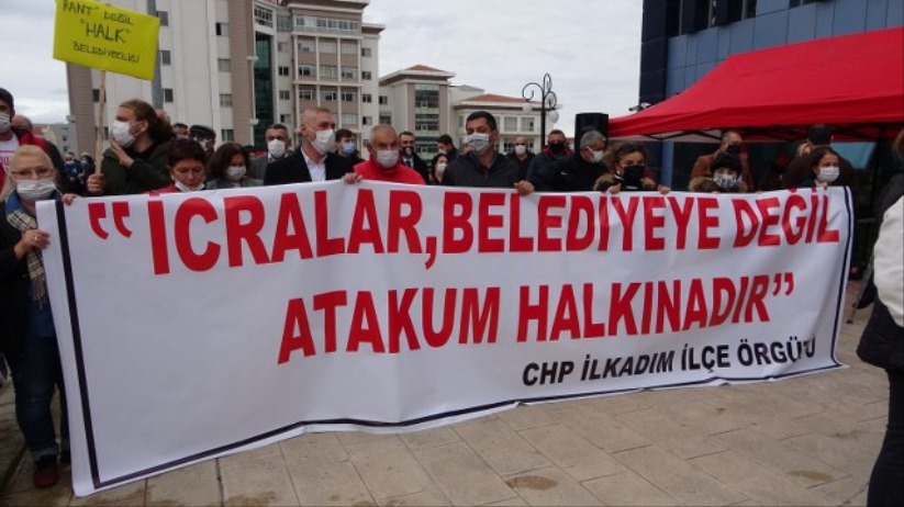 Başkan Deveci'ye mitingli destek