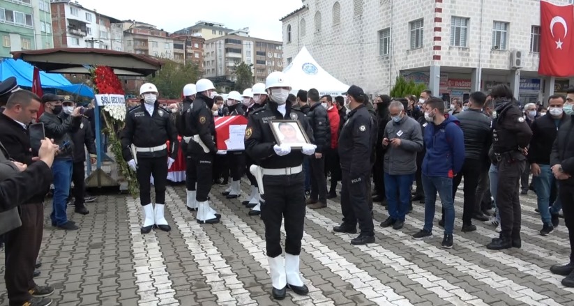 Samsun'da kazada hayatını kaybeden bekçi için tören