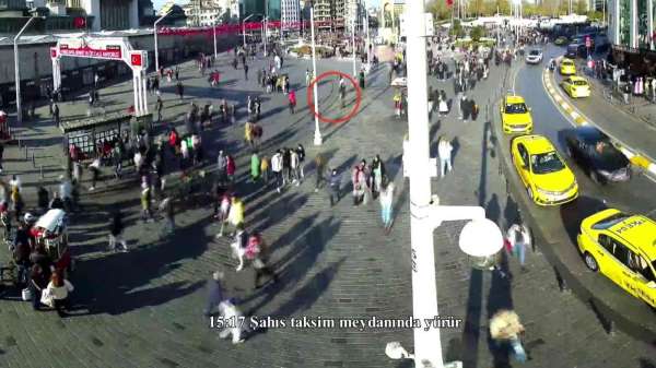 Bombalı saldırıyı gerçekleştiren teröristin Taksim'deki son görüntüleri ortaya çıktı - İstanbul haber